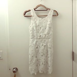 White lace dress